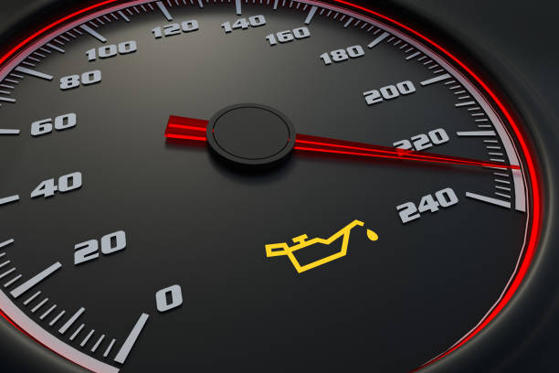 Vehicle dashboard and engine warning indicator